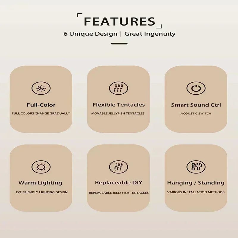 Dancing Silent Jellyfish Lamp - Snuglee