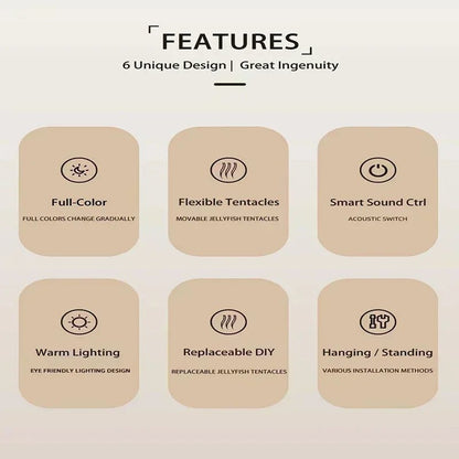 Dancing Silent Jellyfish Lamp - Snuglee