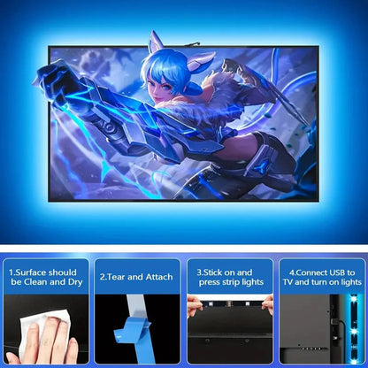 GlowSync Sensor TV LED Light - Snuglee