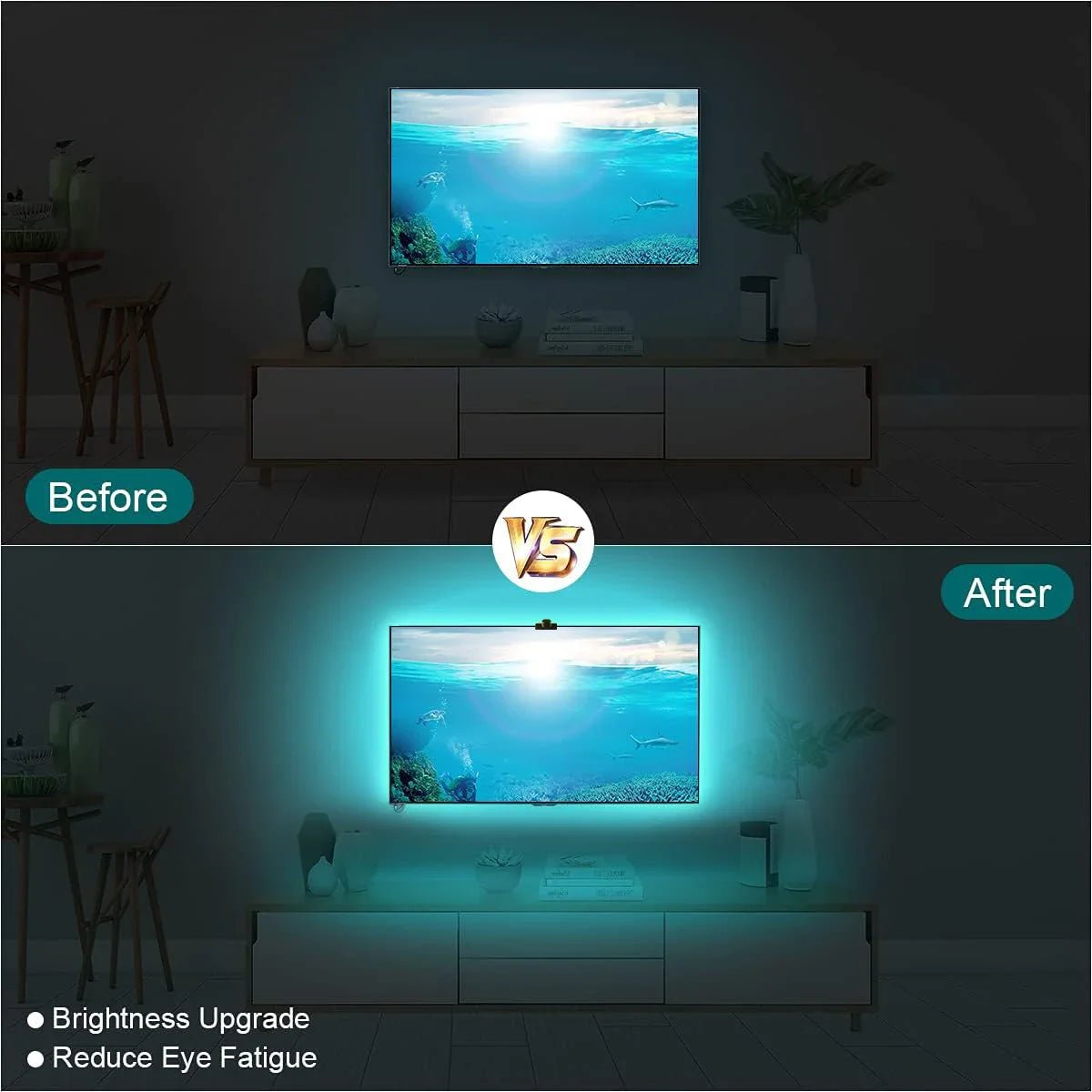 GlowSync Sensor TV LED Light - Snuglee