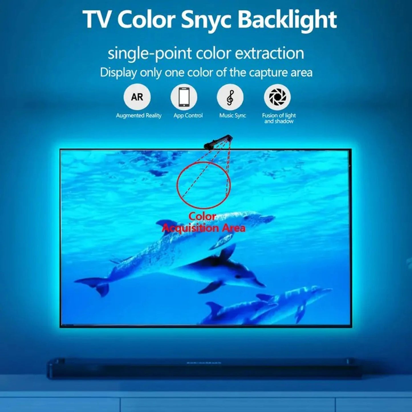 GlowSync Sensor TV LED Light - Snuglee