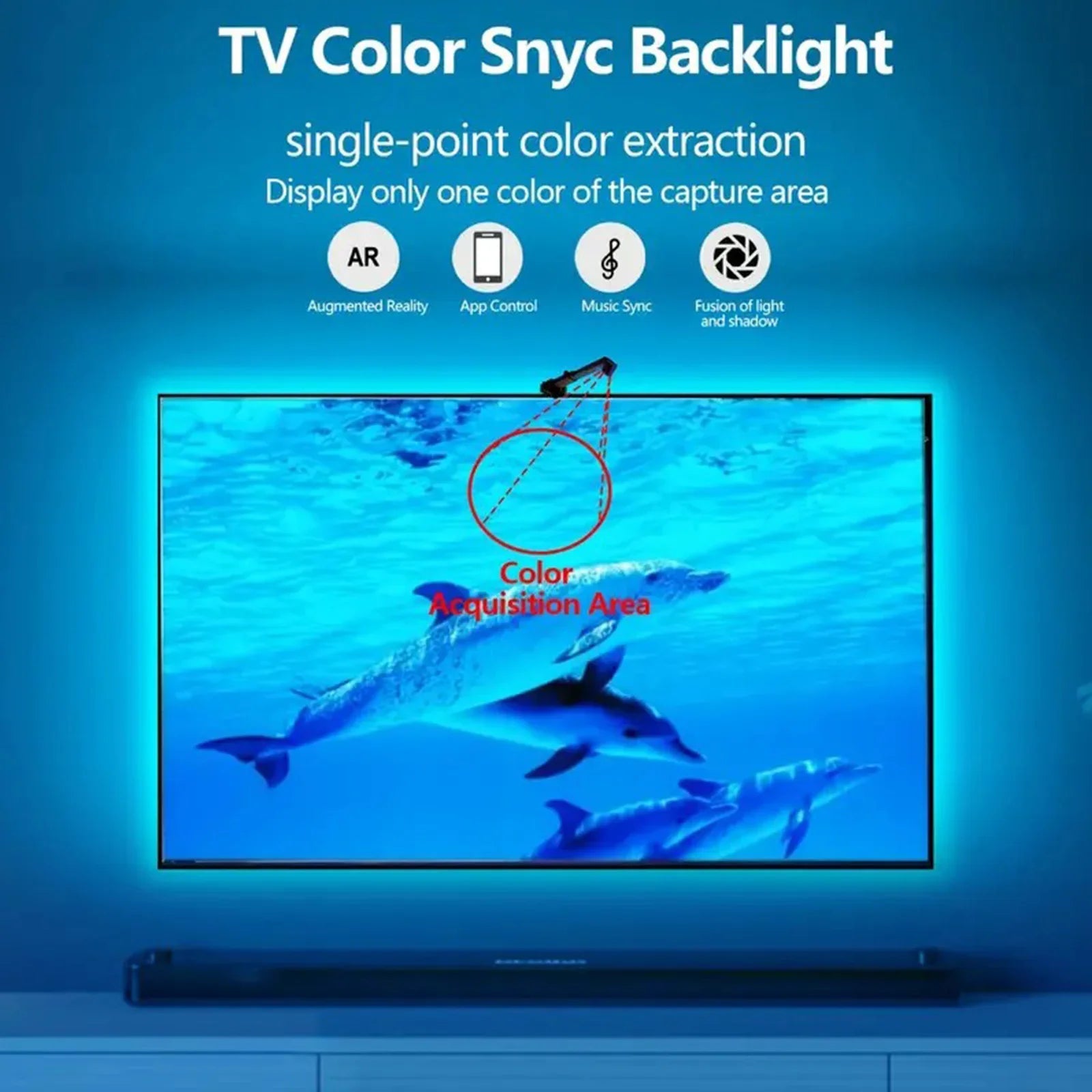 GlowSync Sensor TV LED Light - Snuglee