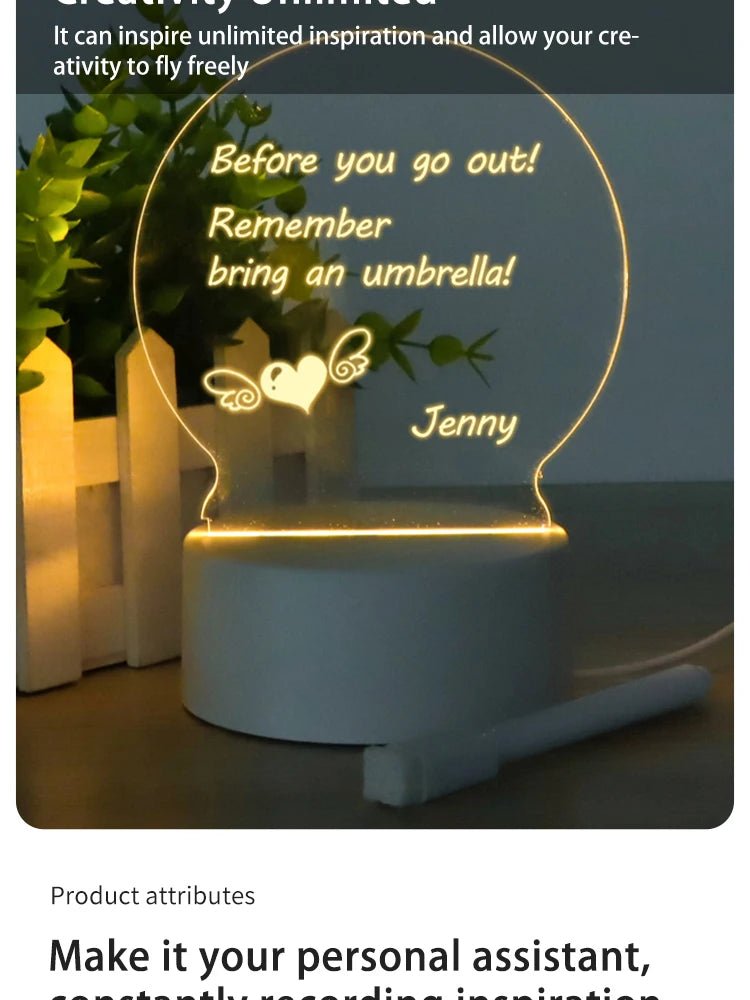 LED 3D Notepad Board - Snuglee