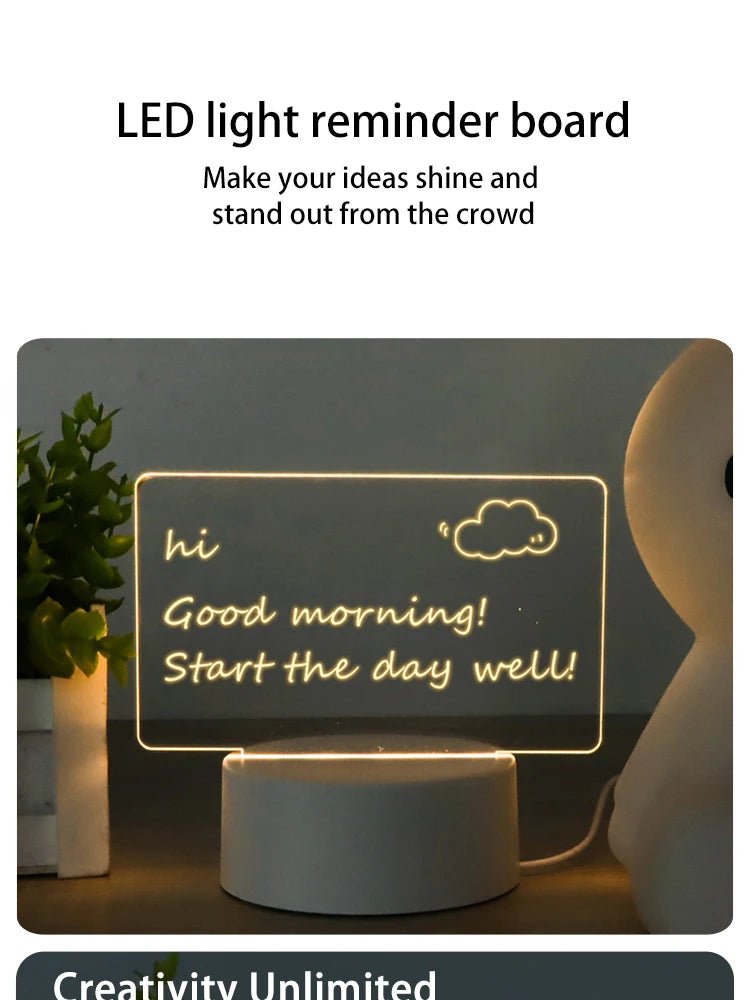 LED 3D Notepad Board - Snuglee
