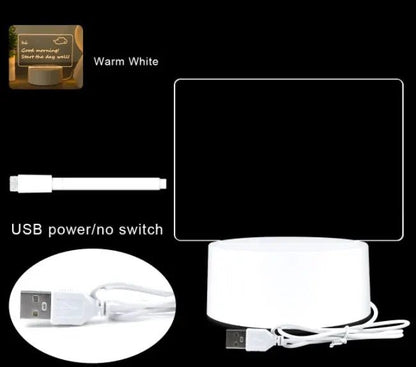 LED 3D Notepad Board - Snuglee