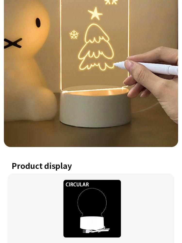 LED 3D Notepad Board - Snuglee